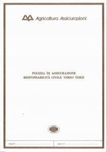 Agricoltura - Responsabilita' Civile Verso Terzi - Modello 4500-01 Edizione 10-1985 [SCAN] [4P]
