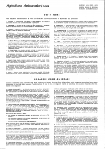 Agricoltura - Rischi Civili E Piccoli Rischi Commerciali - Modello 1-a-4000 Edizione 07-1985 [SCAN] [2P]