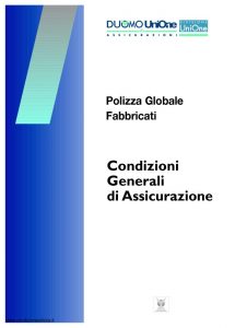 Duomo - Polizza Globale Fabbricati - Modello 403.124 Edizione 02-2007 [23P]
