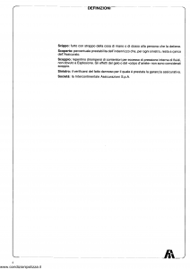 Intercontinentale - Itaca Polizza Globale Per La Dimora Abituale - Modello 08.533-9 Edizione 05-1988 [SCAN] [16P]