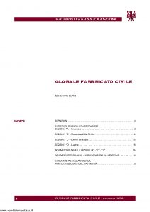 Itas Assicurazioni - Globale Fabbricato Civile - Edizione 2002 [21P]