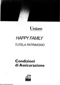 Uniass - Happy Family Tutela Patrimonio - Modello 403.103 Edizione 10-2001 [42P]