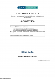 Abc - Autovettura - Modello nd Edizione 01-01-2019 [48P]