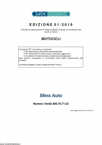 Abc - Motocicli - Modello nd Edizione 01-01-2019 [44P]