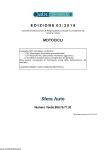 Abc - Motocicli - Modello nd Edizione 01-03-2019 [46P]