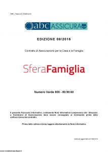 Abc - Sfera Famiglia - Modello nd Edizione 01-09-2016 [26P]