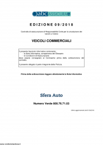 Abc - Veicoli Commerciali - Modello nd Edizione 01-09-2018 [48P]