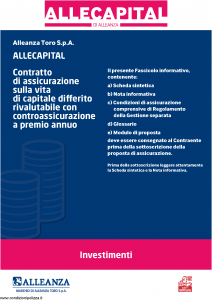 Alleanza Assicurazioni - Allecapital Investimenti - Modello 10303684 Edizione 05-2011 [40P]