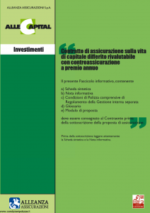 Alleanza Assicurazioni - Allecapital Investimenti - Modello 10303684 Edizione 09-2006 [36P]