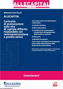 Alleanza Assicurazioni - Allecapital Investimenti - Modello 10303684 Edizione 10-2010 [40P]