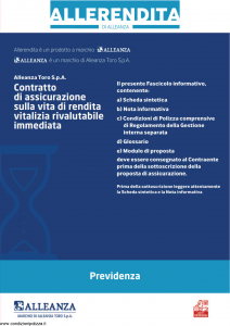 Alleanza Assicurazioni - Allerendita Previdenza - Modello 10303682 Edizione 09-2009 [44P]