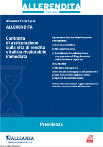 Alleanza Assicurazioni - Allerendita Previdenza - Modello 10303682 Edizione 10-2010 [41P]