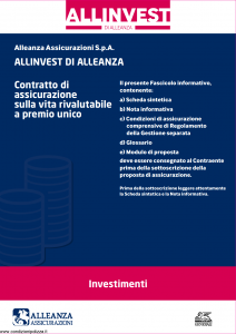 Alleanza Assicurazioni - Allinvest Investimenti - Modello 10317270 Edizione 06-2014 [38P]