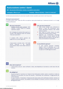 Allianz - Allianz1 Business Danni Al Contenuto - Modello dip-952 Edizione 01-01-2019 [37P]