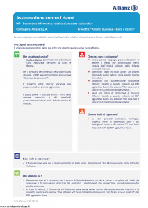 Allianz - Allianz1 Business Furto E Rapina - Modello dip-956 Edizione 01-01-2019 [30P]