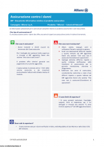Allianz - Allianz1 Catastrofi Naturali - Modello dip-925 Edizione 01-01-2019 [28P]