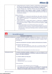 Allianz - Allianz1 Danni Al Contenuto Della Casa - Modello dip-917 Edizione 01-01-2019 [32P]