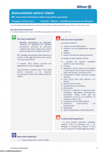Allianz - Allianz1 Invalidita' Permanente Da Infortunio - Modello dip-923 Edizione 01-01-2019 [29P]