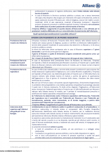 Allianz - Allianz1 Invalidita' Permanente Da Infortunio - Modello dip-923 Edizione 01-01-2019 [29P]