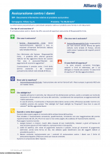 Allianz - Az Multirischi Assicurazione Contro I Danni - Modello dip-56-01 Edizione 01-01-2019 [28P]