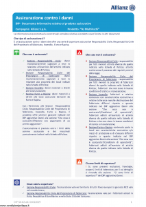 Allianz - Az Multirischi Assicurazione Contro I Danni - Modello dip-56-02 Edizione 01-01-2019 [97P]