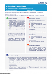 Allianz - Blu Suite Assicurazione Contro I Danni - Modello dip-280 Edizione 01-01-2019 [55P]