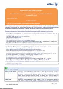 Allianz - Casa Tua Assicurazione Contro I Danni - Modello dip-443 Edizione 01-01-2019 [106P]