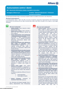 Allianz - Globale Professionisti Professioni Economico Giuridiche - Modello dip-612-01 Edizione 01-01-2019 [116P]