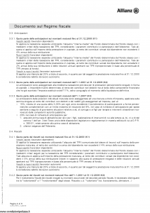 Allianz - Obiettivo Previdenza Doc Regime Fiscale - Modello rv8001 Edizione 01-2013 [8P]