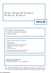 Allianz - R7 Ipsu - Modello 8010 Edizione 05-2013 [44P]