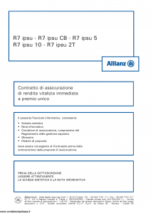 Allianz - R7 Ipsu - Modello 8010 Edizione 05-2014 [44P]