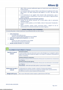 Allianz - Tutela Legale Agricoltore Assicurazione Contro I Danni - Modello dip-655-agr Edizione 01-01-2019 [17P]