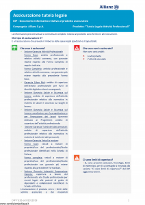 Allianz - Tutela Legale Attivita' Professionali - Modello dip-tu32 Edizione 01-01-2019 [31P]