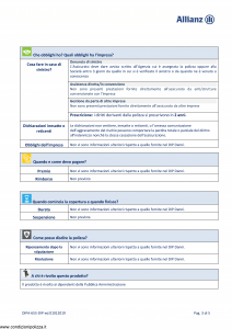 Allianz - Tutela Legale Dipendenti Pubblici Assicurazione Contro I Danni - Modello dip-655-dip Edizione 01-01-2019 [15P]