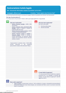 Allianz - Tutela Legale Linea Persona Fast - Modello dip-tu14 Edizione 01-01-2019 [22P]