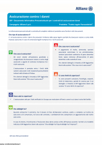 Allianz - Tutela Legale Paracadutisti Assicurazione Contro I Danni - Modello dip-655-par Edizione 01-01-2019 [13P]