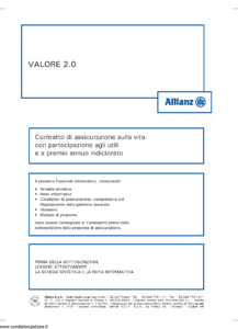 Allianz - Valore 2.0 - Modello 8004 Edizione 01-2013 [56P]