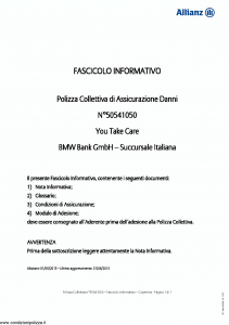 Allianz - You Take Care - Modello 50541050 Edizione 01-05-2013 [19P]