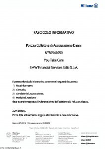 Allianz - You Take Care - Modello 50541050 Edizione 02-04-2012 [19P]
