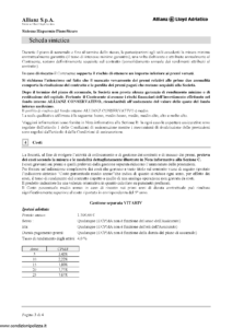 Allianz Lloyd Adriatico - Sistema Risparmio Pianosicuro Tariffa 03Ce01 - Modello 7382 Edizione 12-2011 [42P]
