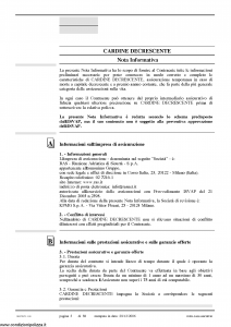 Allianz Ras - Cardine Decrescente Per Il Futuro Di Chi Ami Tariffa 4Ad-Nf-04 - Modello 7304d-nf Edizione 10-2006 [28P]