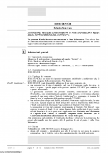 Allianz Ras - Idee Versione Senior Le Energie E La Forza Di Realizzare Tariffa R4A-5 - Modello 7338-s Edizione 10-2006 [128P]