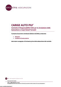 Amissima - Carige Auto Piu' - Modello cpa001 Edizione 01-2019 [38P]
