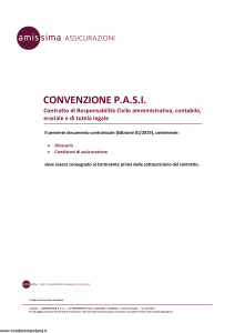 Amissima - Convenzione Pasi - Modello 33201b Edizione 01-2019 [8P]