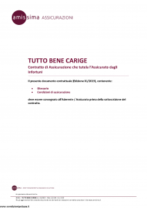 Amissima - Tutto Bene Carige - Modello 34301-225ba Edizione 01-2019 [14P]