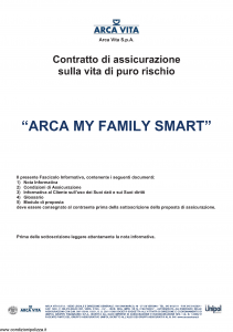 Arca Vita - Arca My Family Smart - Modello nd Edizione 15-04-2014 [25P]