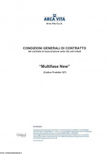 Arca Vita - Multifase New - Modello nd Edizione nd [92P]