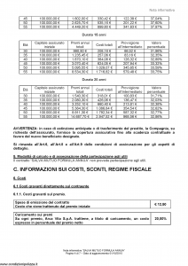 Arca Vita - Salva Mutuo Formula Annua - Modello nd Edizione 01-10-2015 [29P]