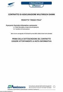 Assimoco - Cinque Stelle - Modello alb Edizione 05-2014 [37P]