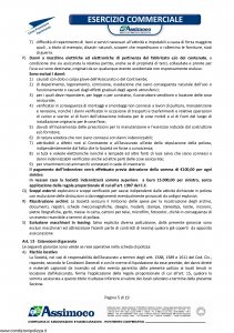 Assimoco - Esercizio Commerciale - Modello d-escomm-v-cg-91 Edizione 01-2011 [19P]